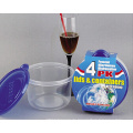 Runde Plastik Take Away Microwavable Lebensmittel-Container 31oz
